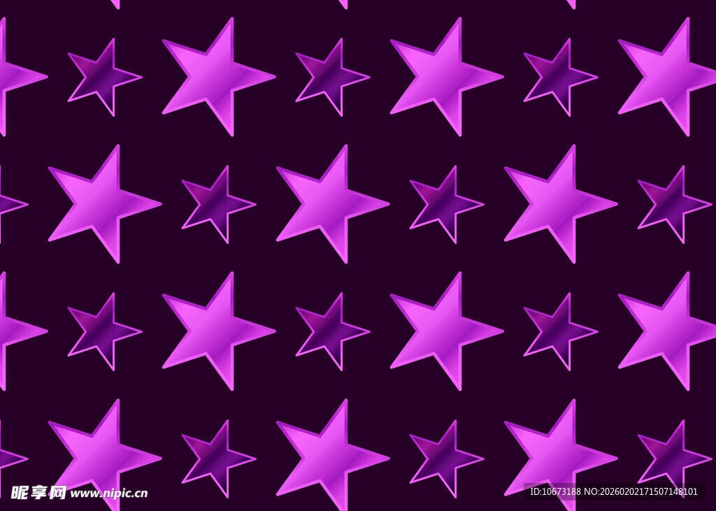 紫色星星图案背景