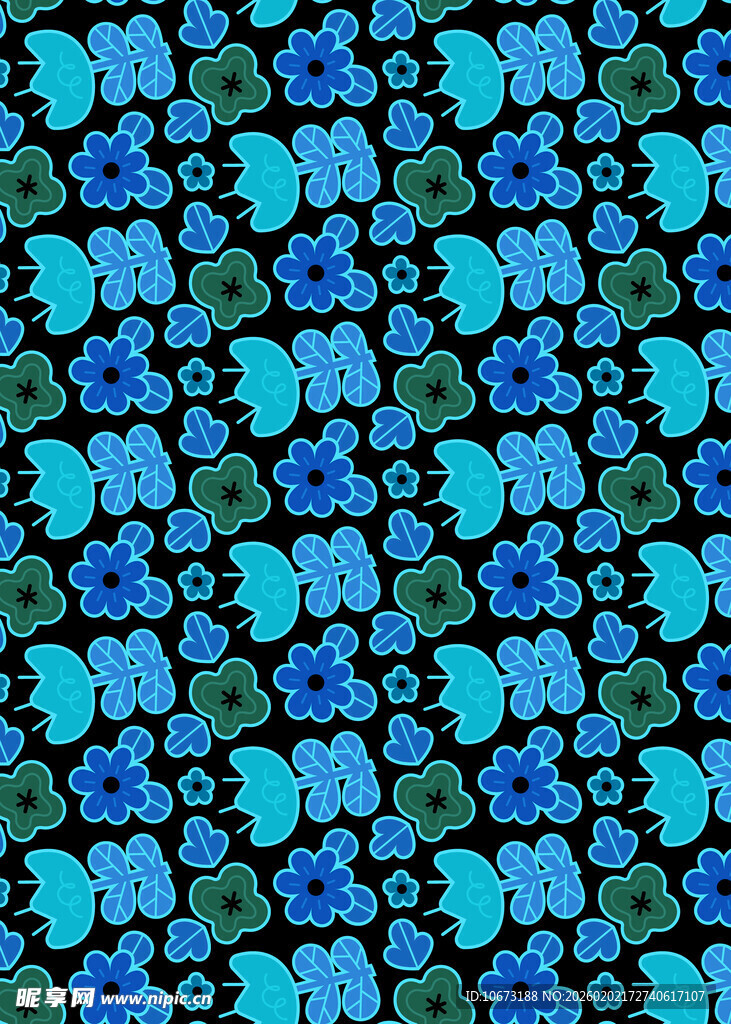 蓝绿几何图案纹理背景