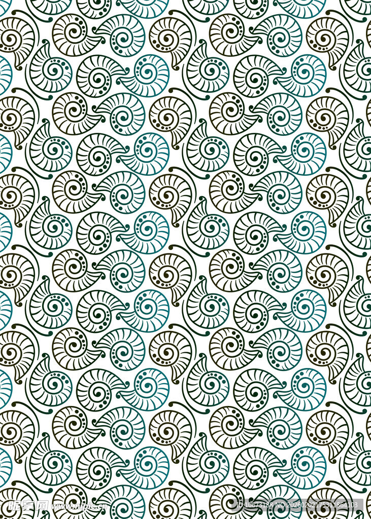 复古花纹图案背景