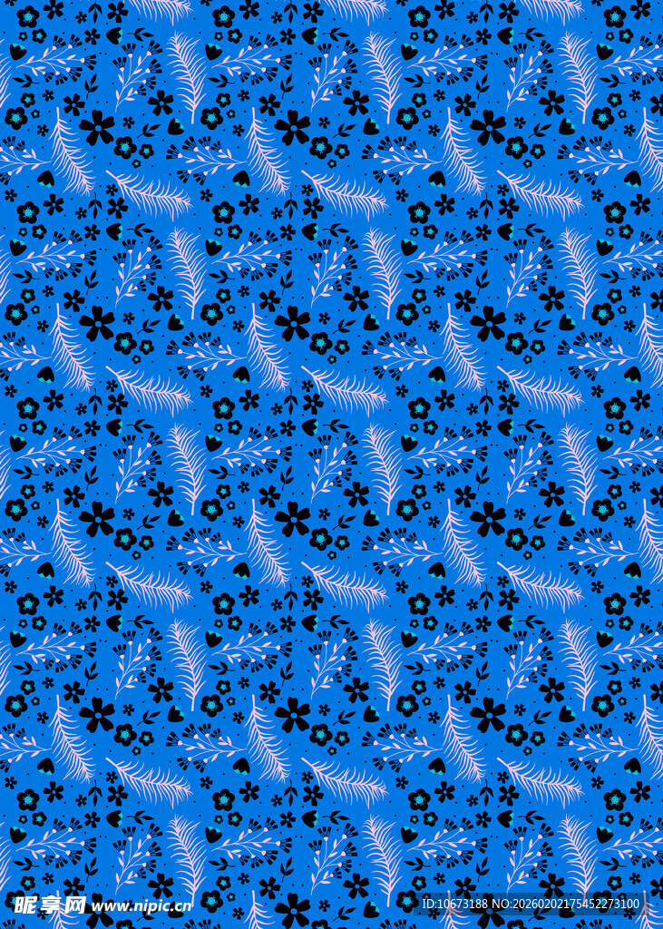 蓝色抽象图案纹理背景