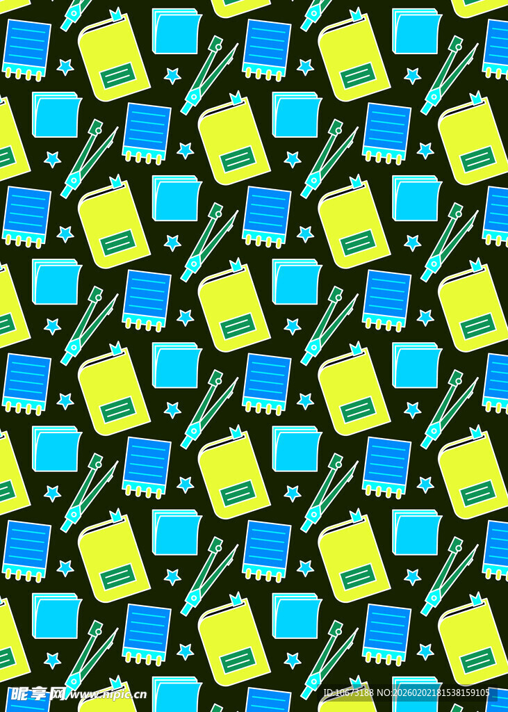 多彩方块图案背景