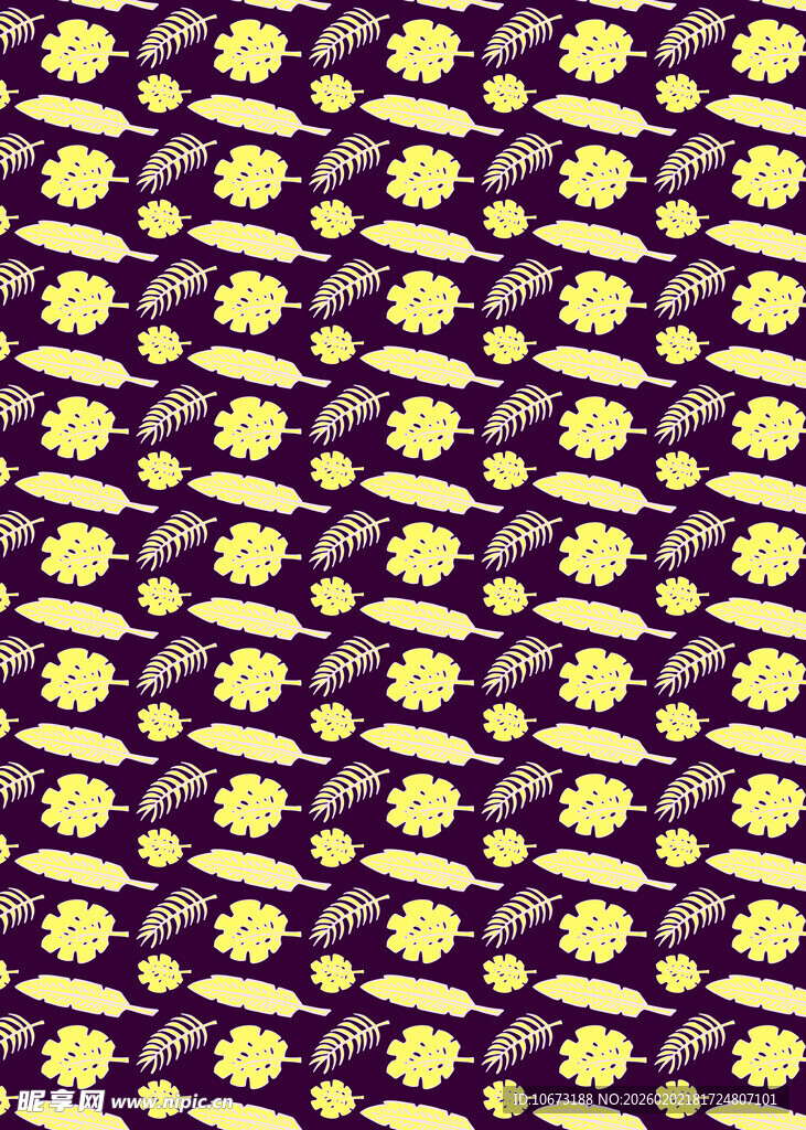 紫色底黄色几何图案纹理