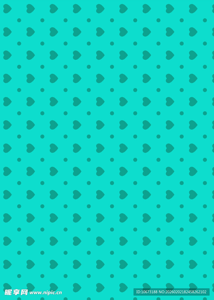 蓝绿色波点背景图案