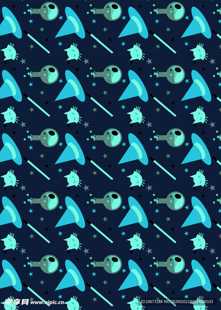 蓝色飞机图案背景纹理