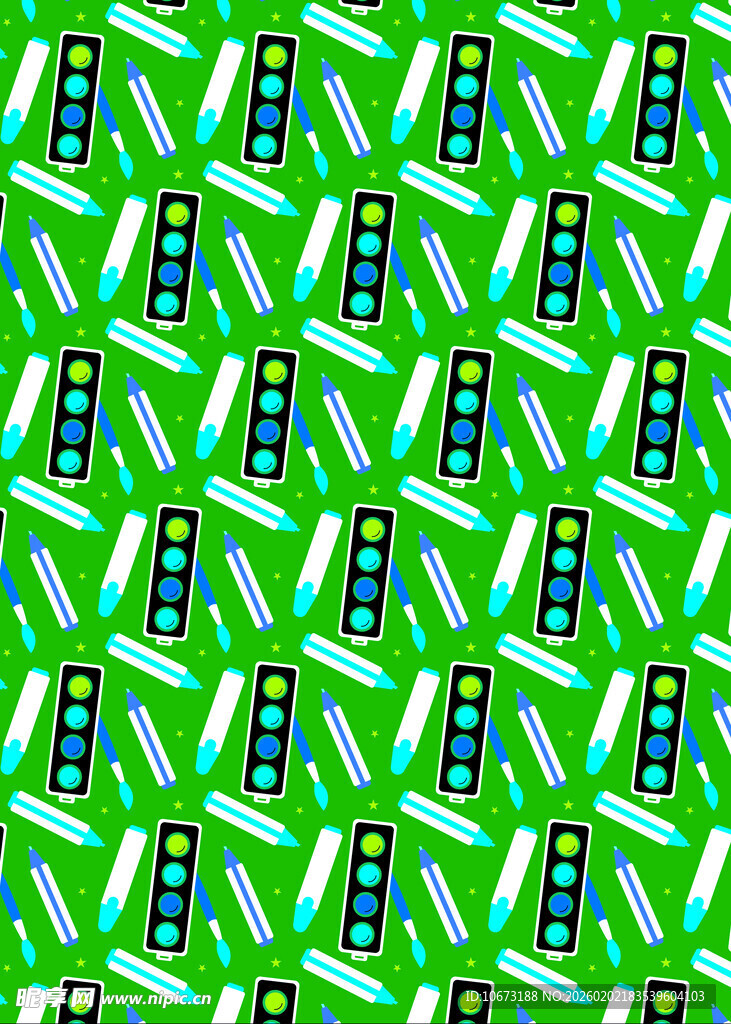 绿色电池图案背景纹理