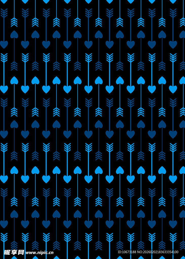 蓝色科技感点阵图案背景