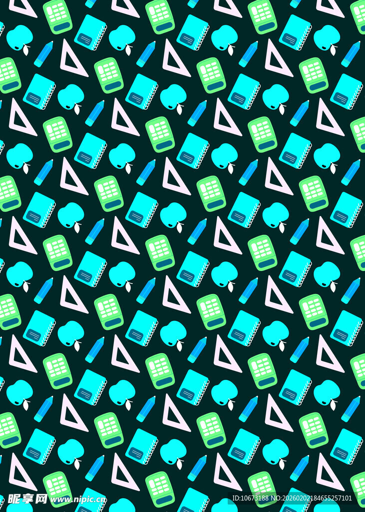 多彩几何图案背景纹理