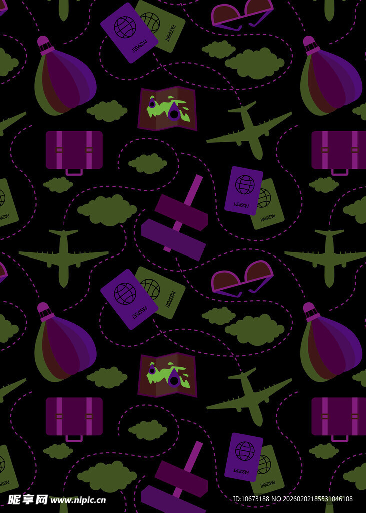 万圣节主题图案背景