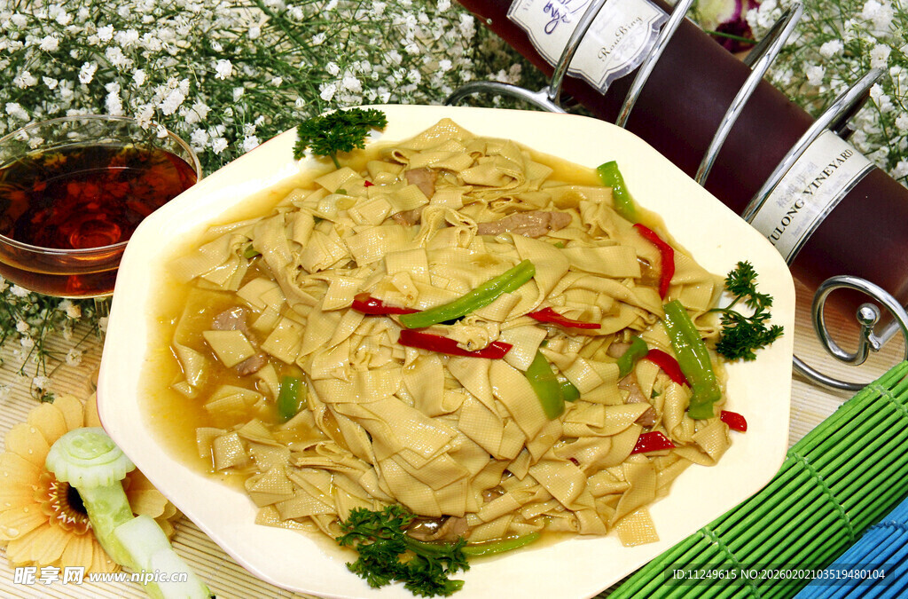 尖椒干豆腐