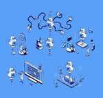 多样机器人与科技设备