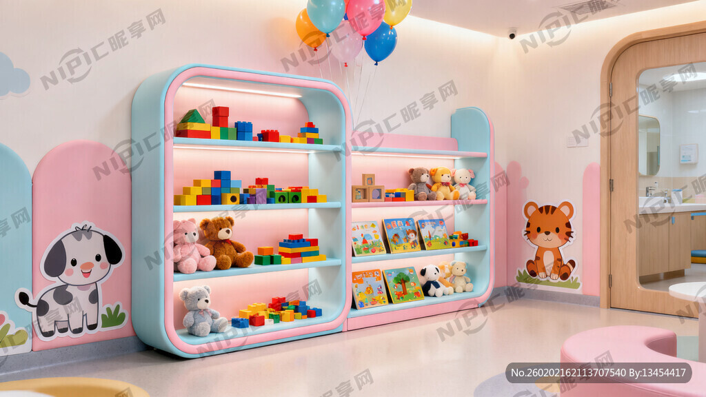 母婴室儿童玩具架