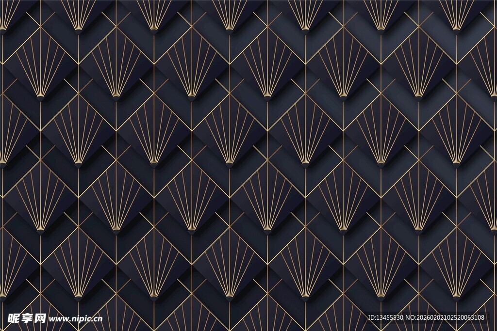 深色菱形纹理金属图案