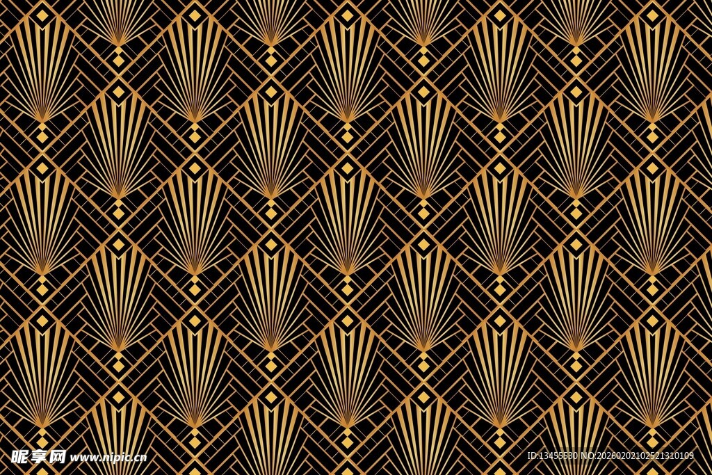 复古几何图案纹理背景