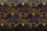 黑金几何纹理图案背景