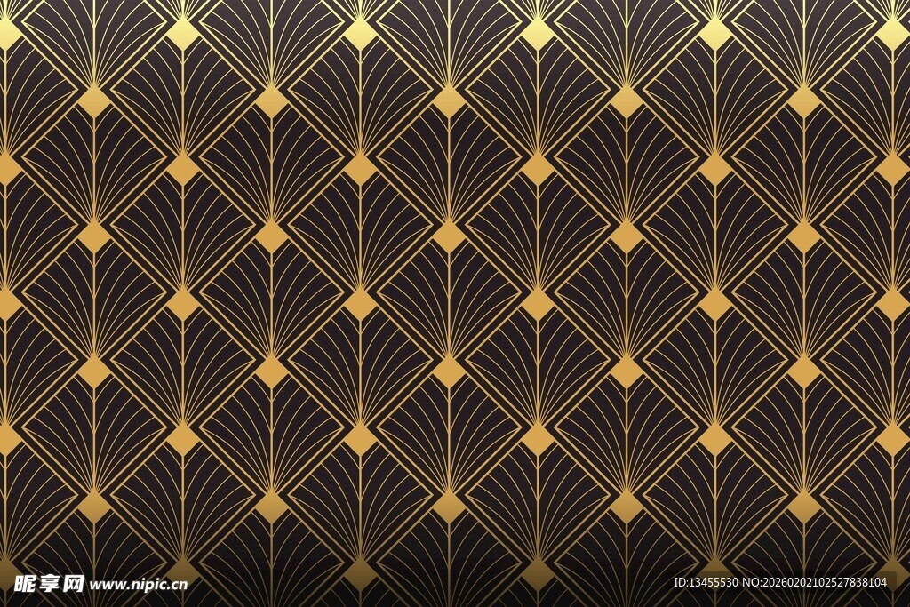 黑金菱形纹理背景图案