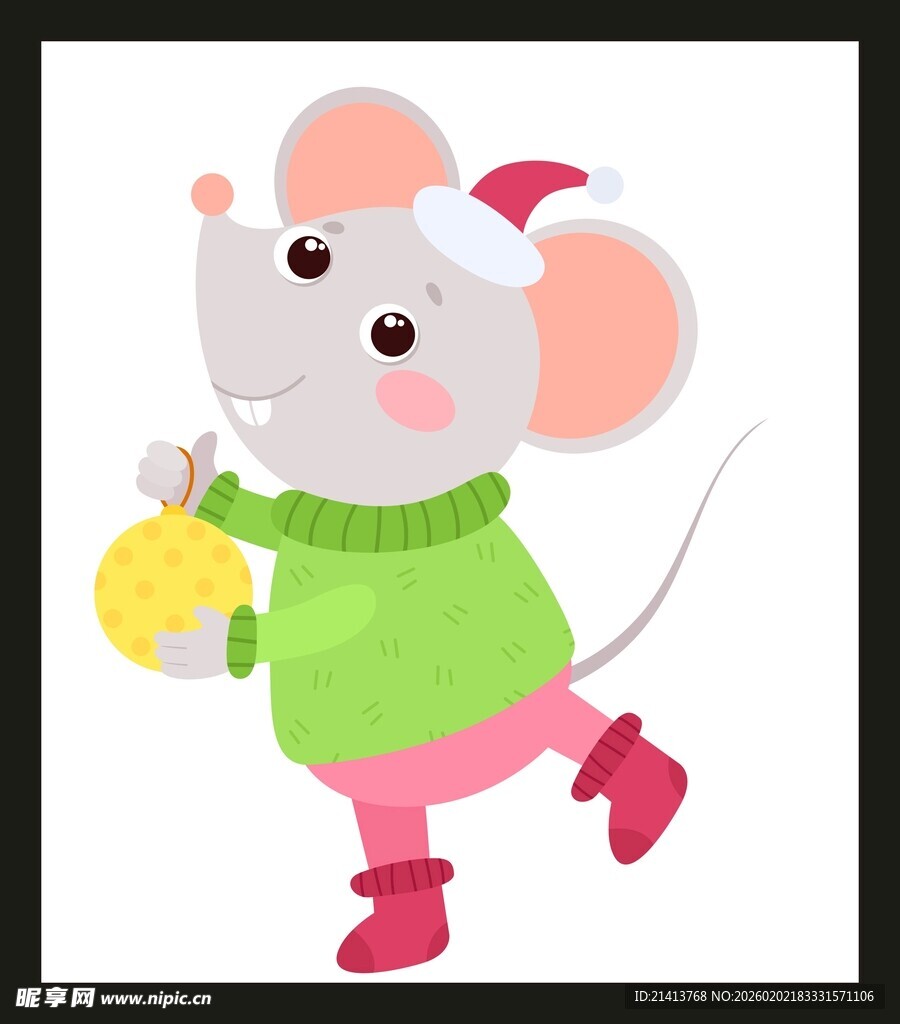 戴帽小鼠提灯欢乐行