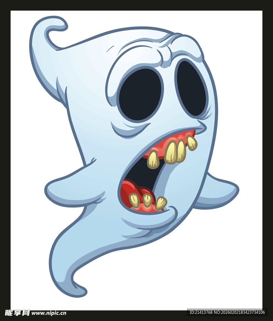 可爱幽灵卡通形象