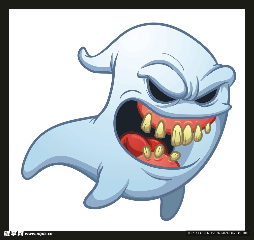 愤怒幽灵卡通形象