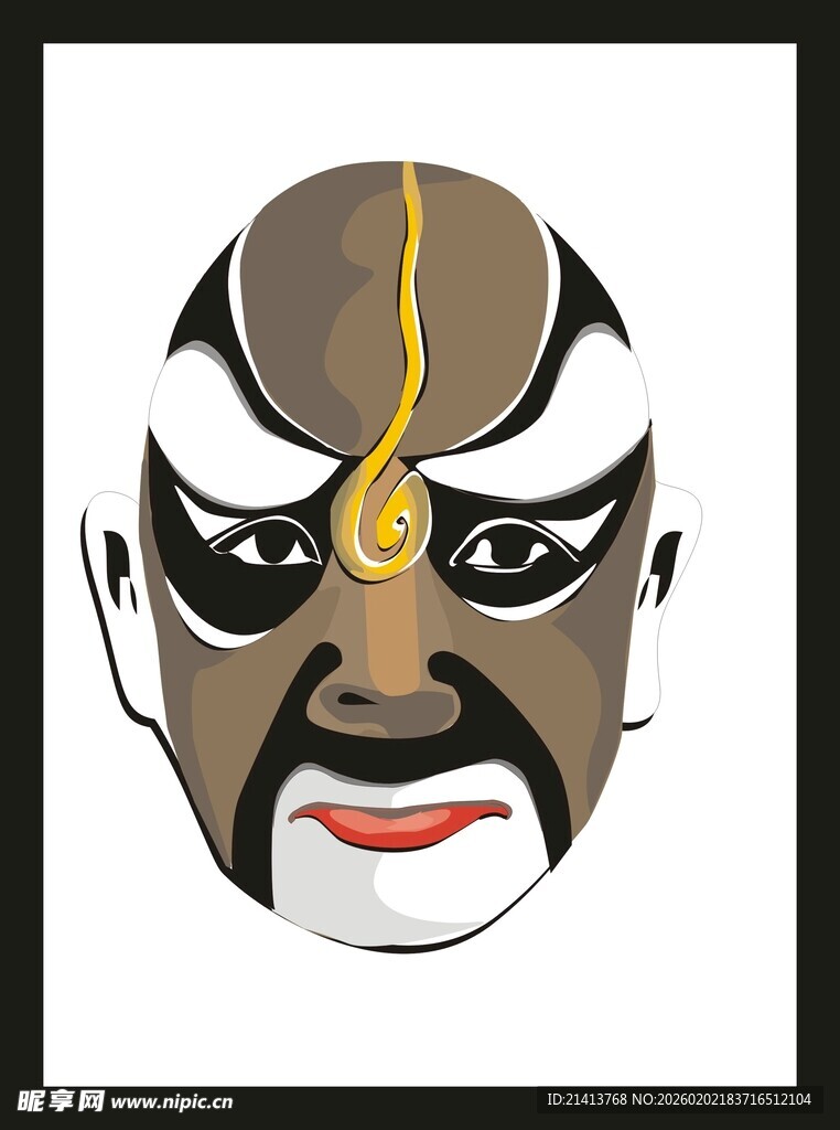 京剧脸谱之特色武将形象