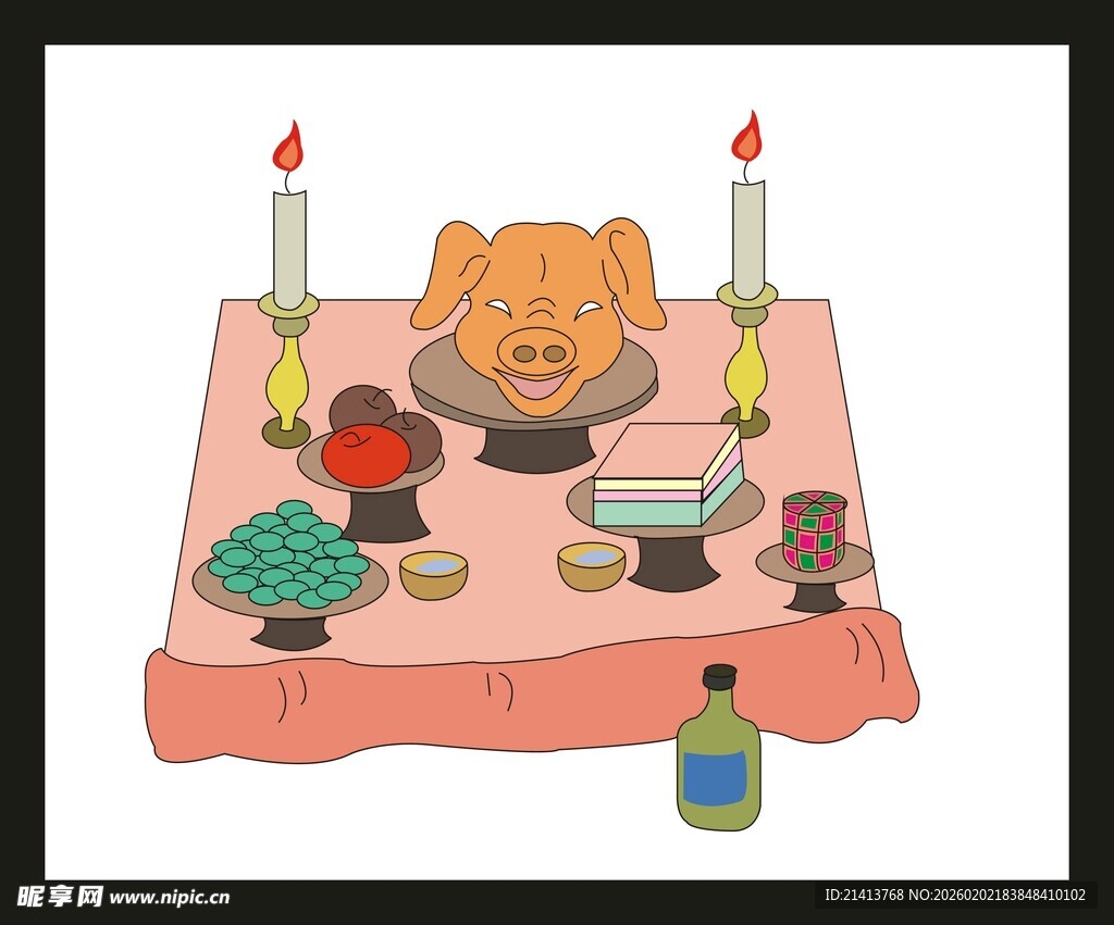 桌上的静物组合