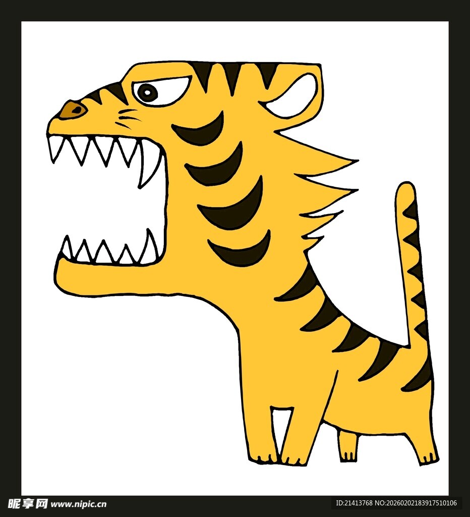 卡通老虎形象