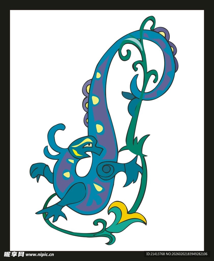 奇幻章鱼图案设计