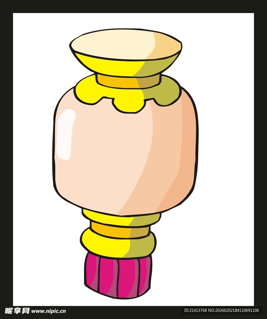 卡通风格中式灯笼