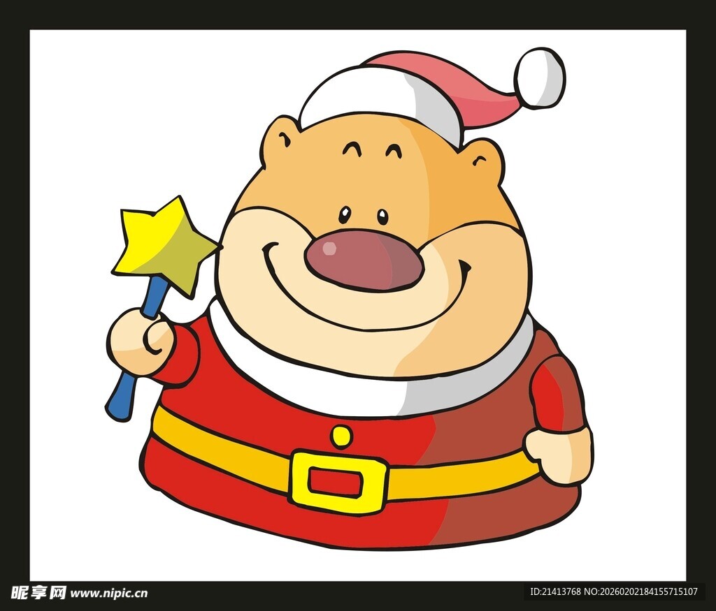 圣诞小熊魔法师