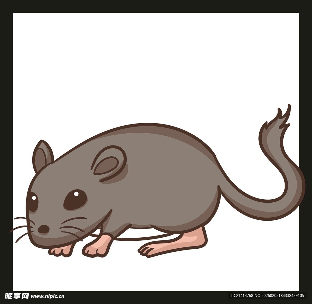 可爱卡通小老鼠形象