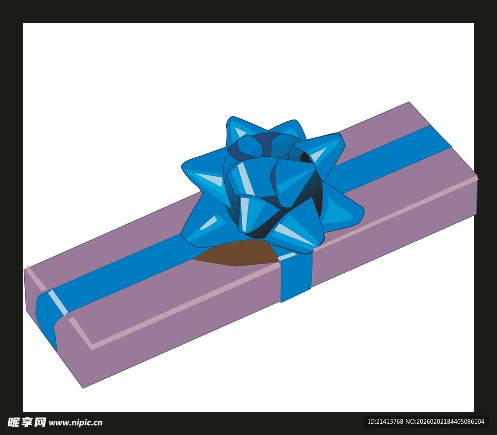 蓝色精美礼品盒