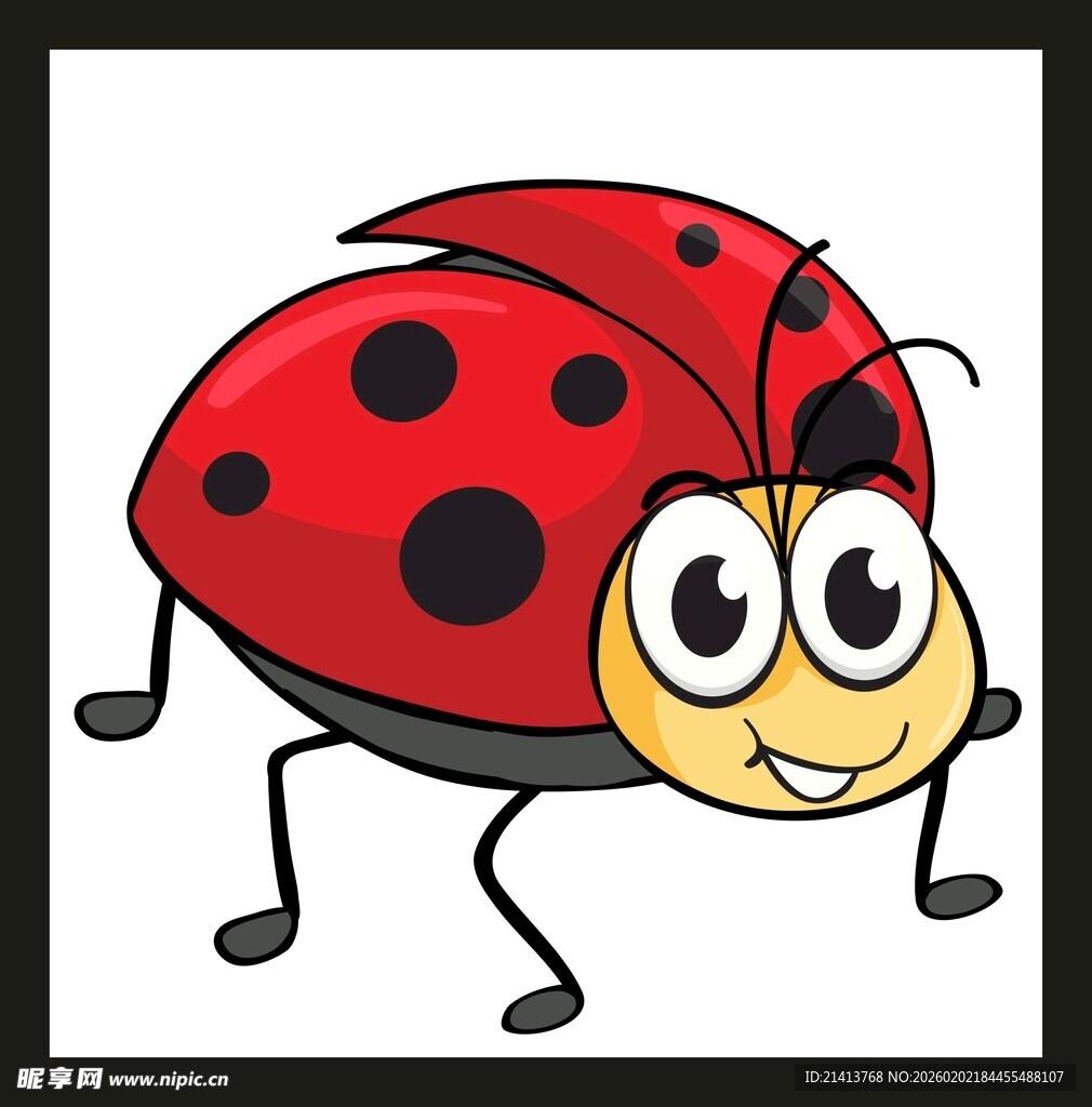 可爱卡通瓢虫形象