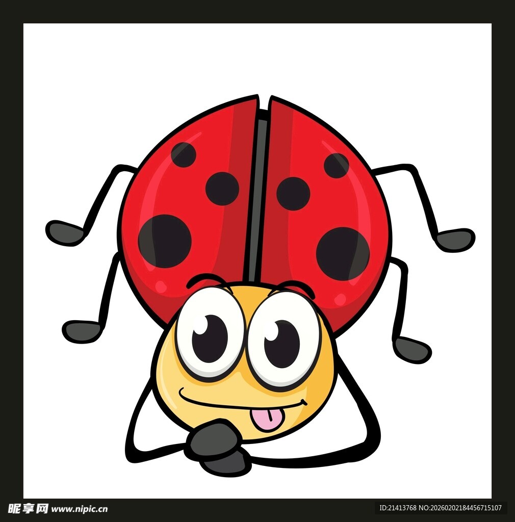 可爱卡通瓢虫形象