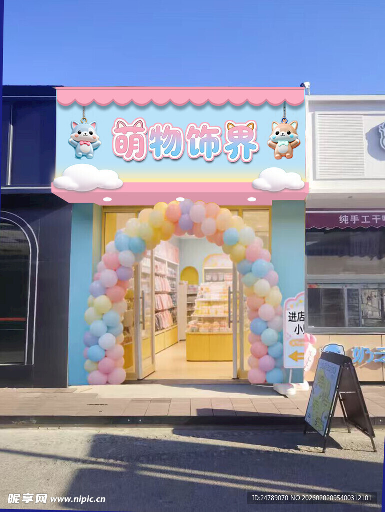 宠物主题店铺效果图