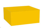 黄色 长方体 立体 纯色 包装