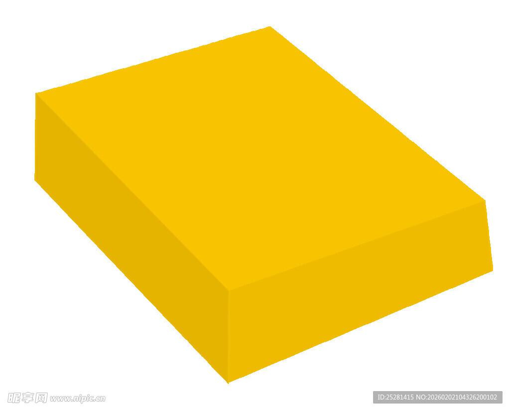 黄色 模型 外观 设计 纯色 
