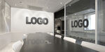 公司会议室LOGO样机展示