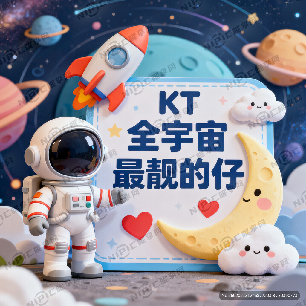 全宇宙最靓的仔  卡通宇航员 