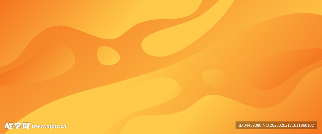 金色渐变波浪背景