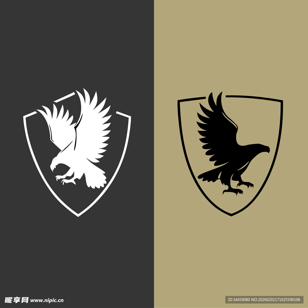 鹰盾牌标志