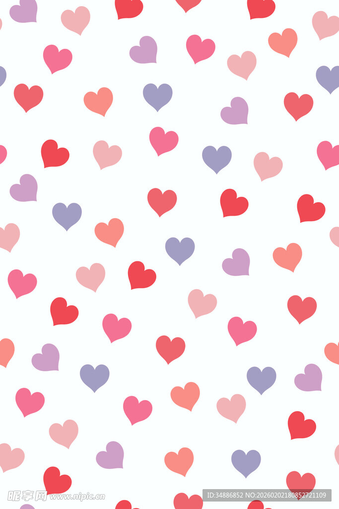 爱心图案背景