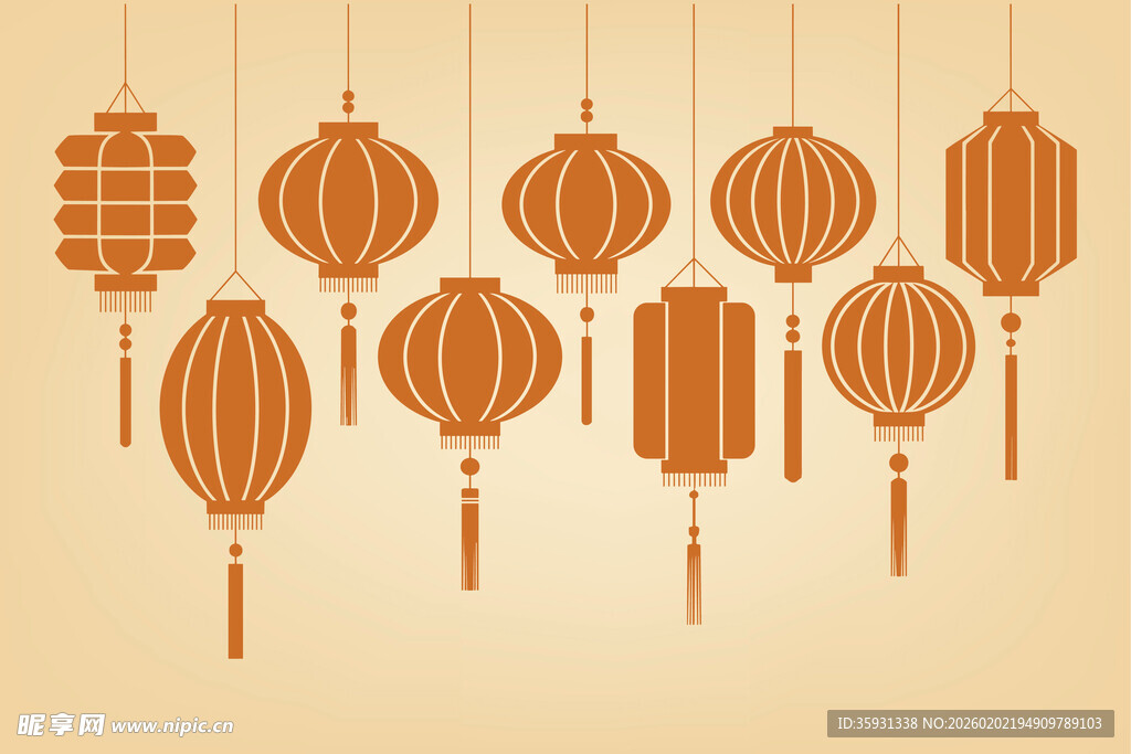 古典灯笼图案