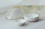 简约白色陶瓷餐具