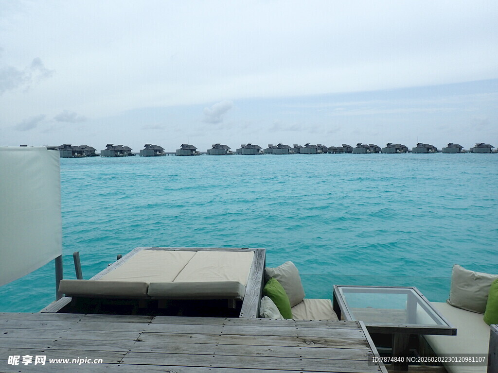 马尔代夫海景露台风光