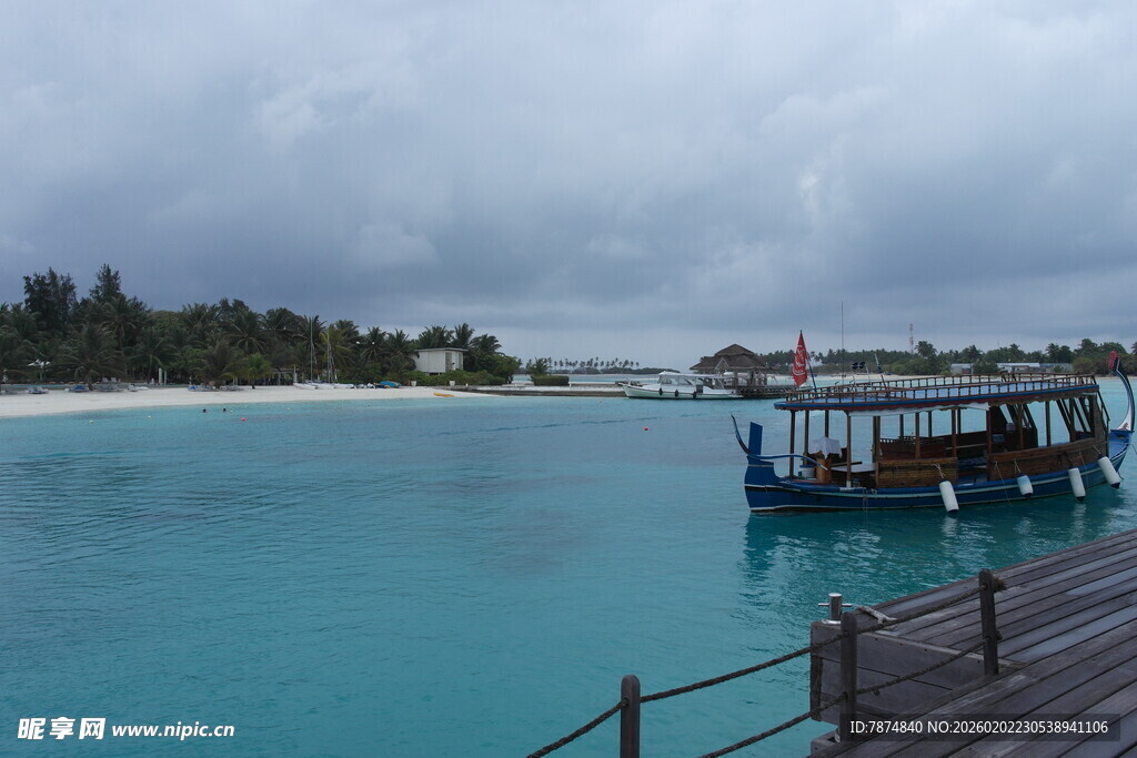 马尔代夫马尔代夫美丽海滨风光