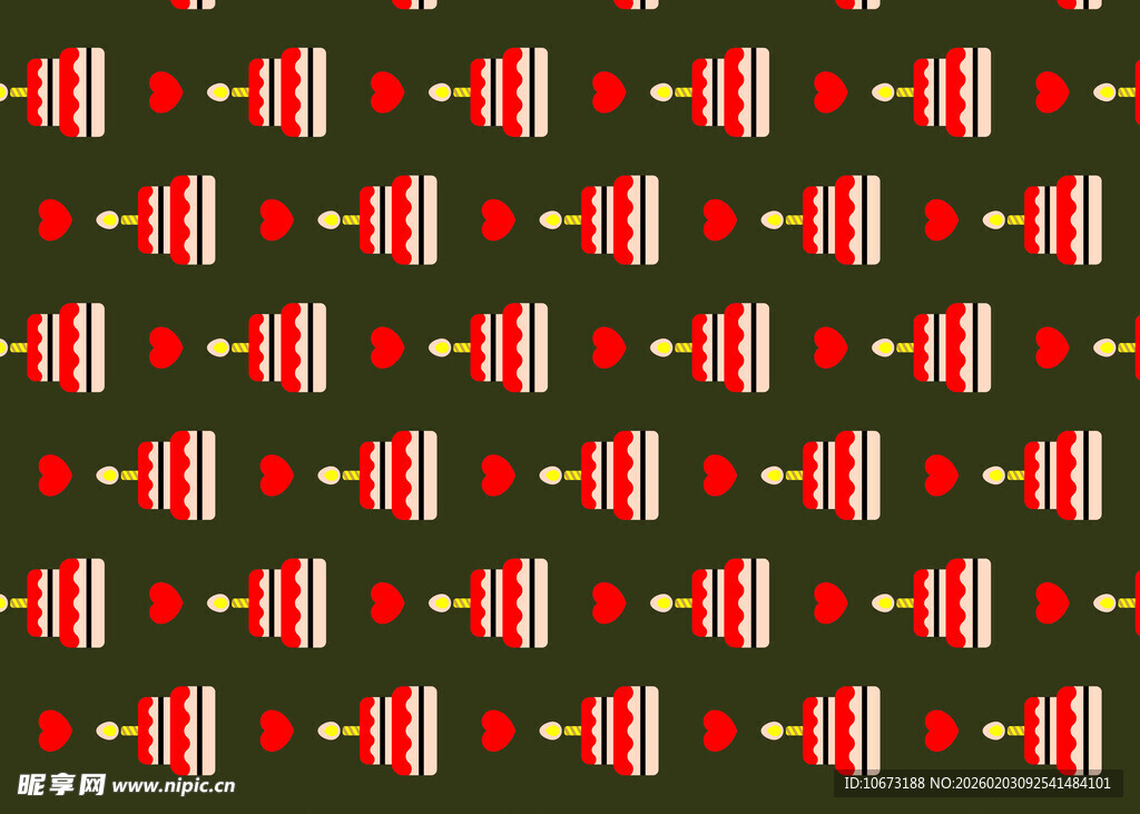 圣诞主题几何图案背景