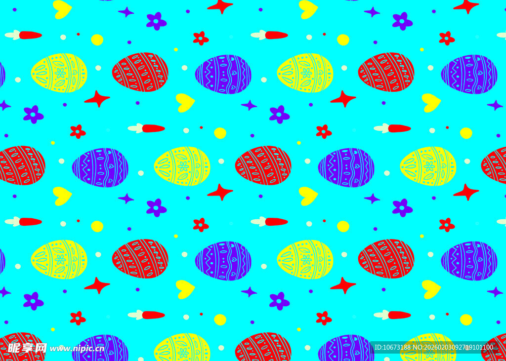 多彩圆点图案背景
