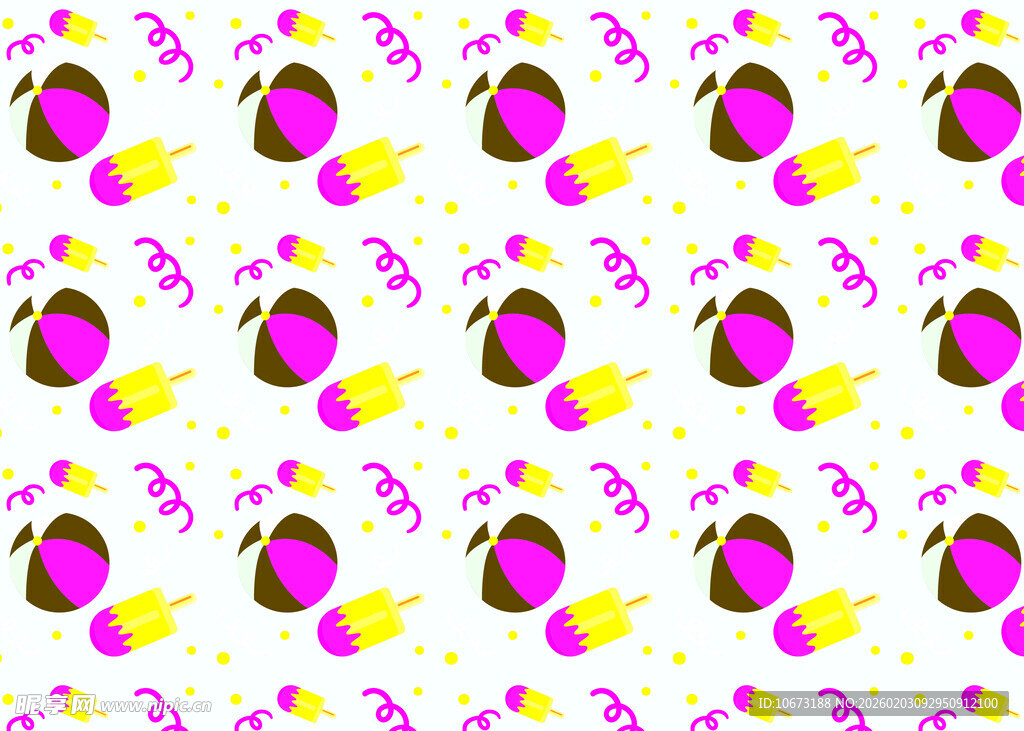 多彩水果图案背景设计