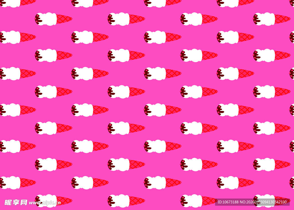 粉色糖果图案无缝背景