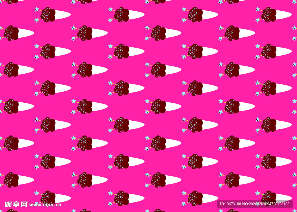 粉色糖果图案无缝背景