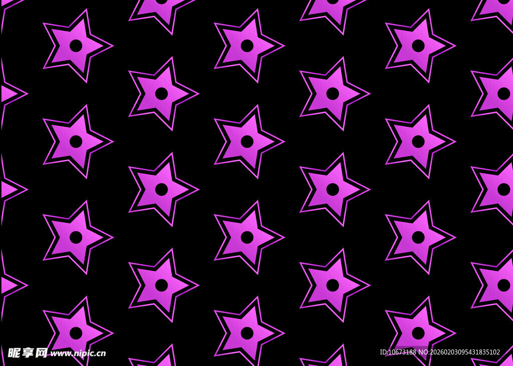紫色星星图案背景